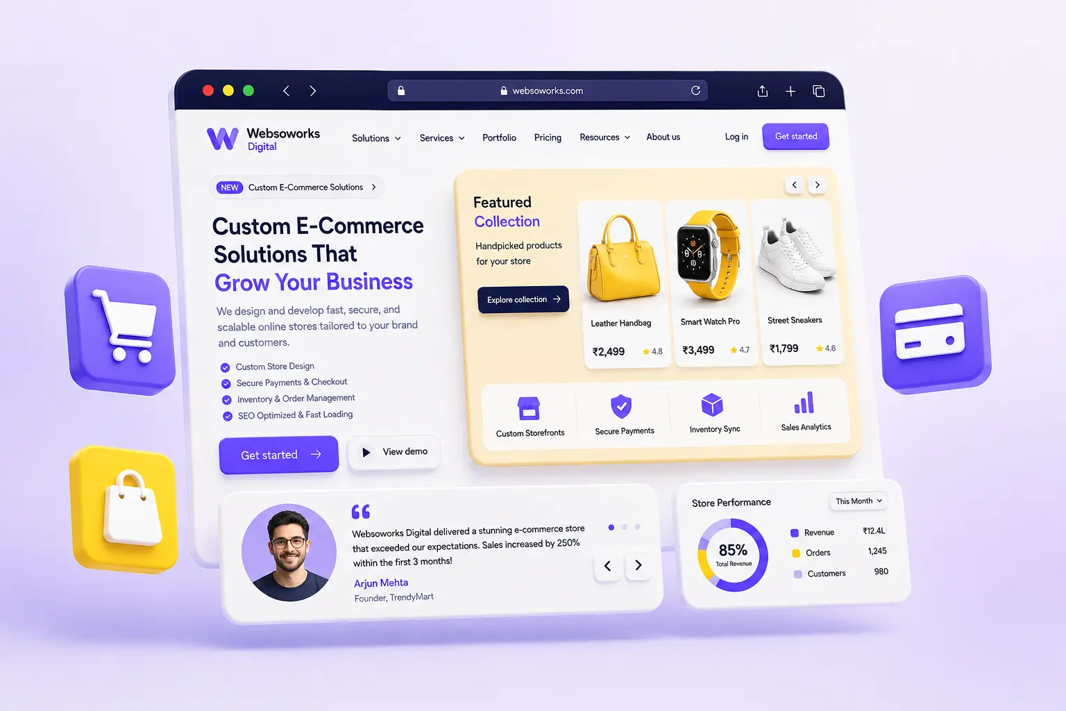 Custom E-Commerce